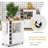 Tailore Solid Wood Top Kitchen Cart