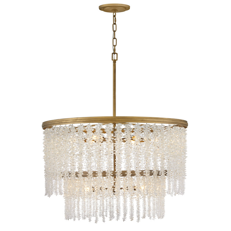 RUBINA Medium Chandelier, 12, 20" H x 30" W x 30" D