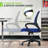 Ergonomic Swivel Home Office Task Chair Adjustable Lumbar Support, Height, and Tilt Function, Comfortable Design for All-Day Productivity-98598241