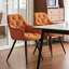Modern Velvet/Linen Upholstered Dining Chair With Arm-327538294