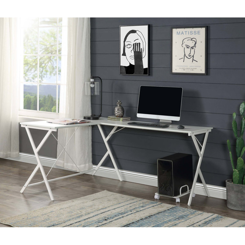 Bureau d'ordinateur Dazenus, Blanc