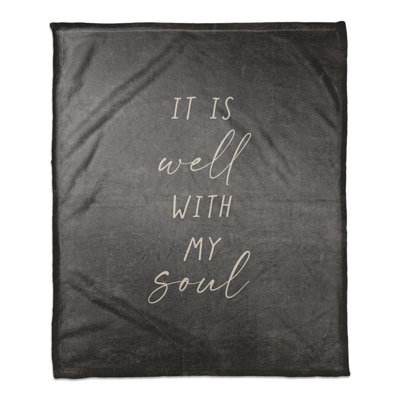 Well with My Soul Throw Blanket