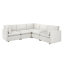 Ensemble de canapé modulaire moderne 5 pièces Beige