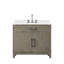 Ensemble de meuble-lavabo simple avec comptoir en quartz et robinet