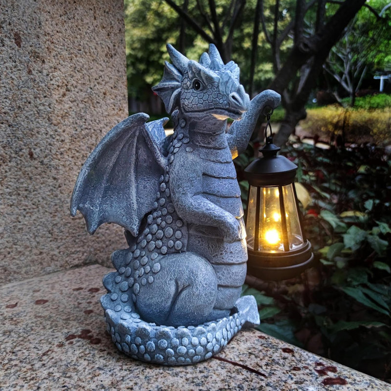 Statue de jardin d'extérieur Dragon - Figurie d'extérieur Dragon