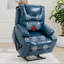 Fauteuil inclinable électrique surdimensionné de 38,2 po de largeur avec système de chauffage et de massage-290141281