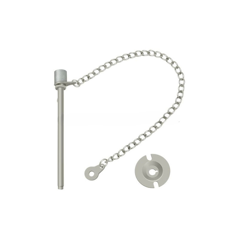 Door Pin, Brushed Nickel