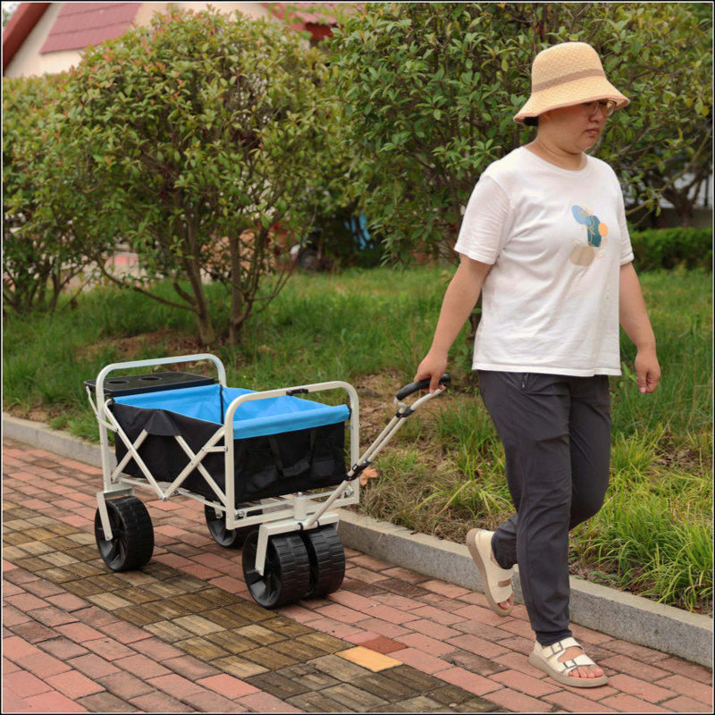 Chariot de plage pliable