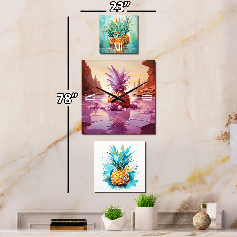 Caydyn Metal Wall Clock