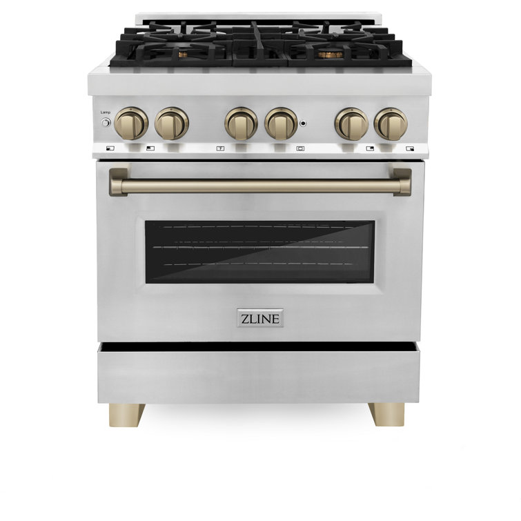 ZLINE Autograph 30" Legacy Dual Fuel Range w/ 4 Burners