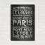  «Paris» par Erin Clark, art mural en métal, 24 po x 36 po-1834084820