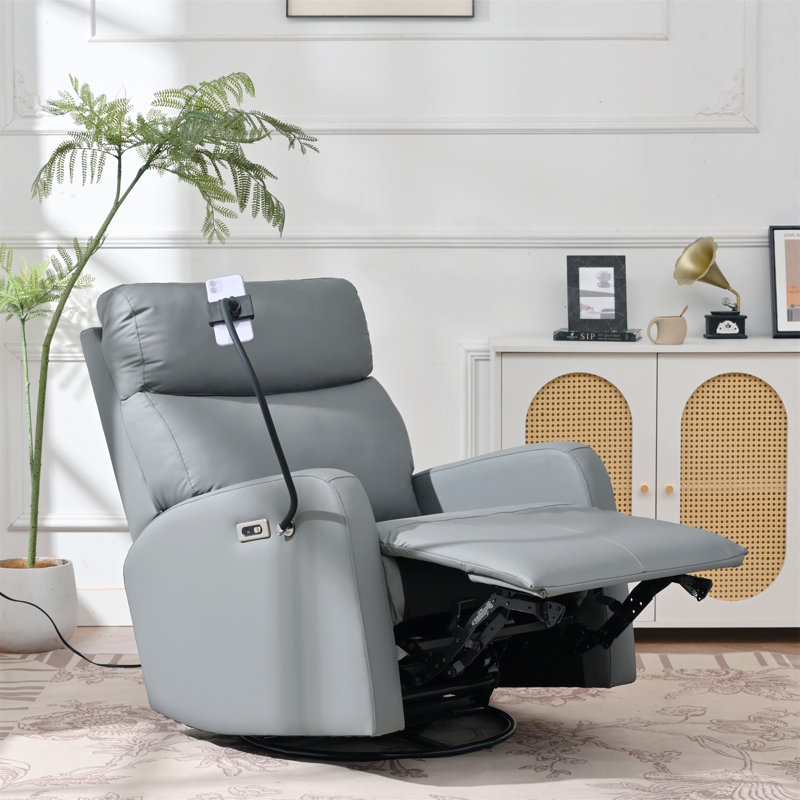Fauteuil inclinable berçant et pivotant à 270 °