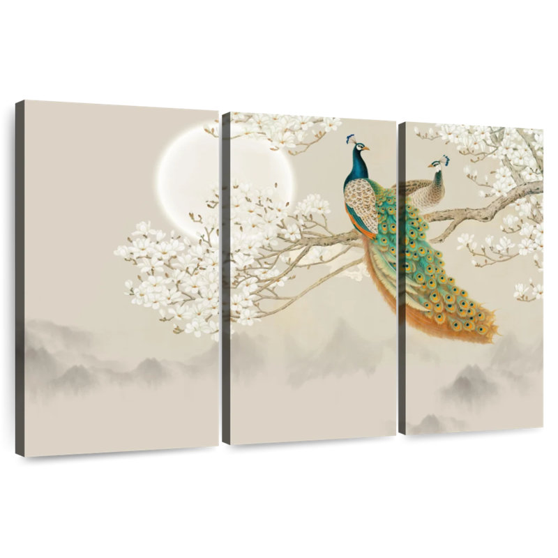 Paon japonais, H 42 po x l 65 po