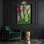 "Watercolor Botanical 25", art mural sur toile verte-1694341459