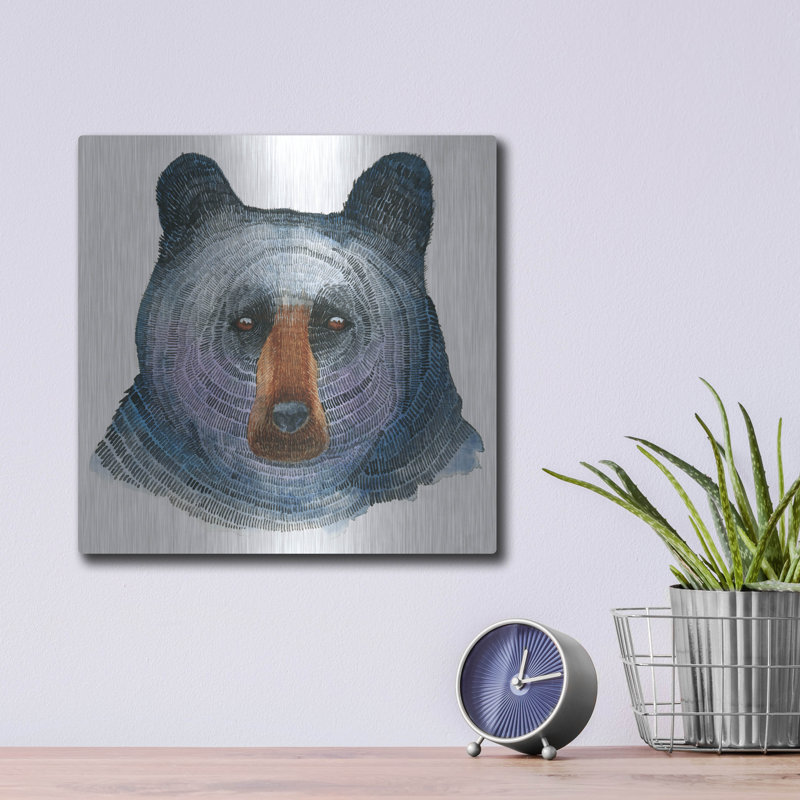 «Black Bear» par Jeannine Saylor, H 12 po x l 12 po