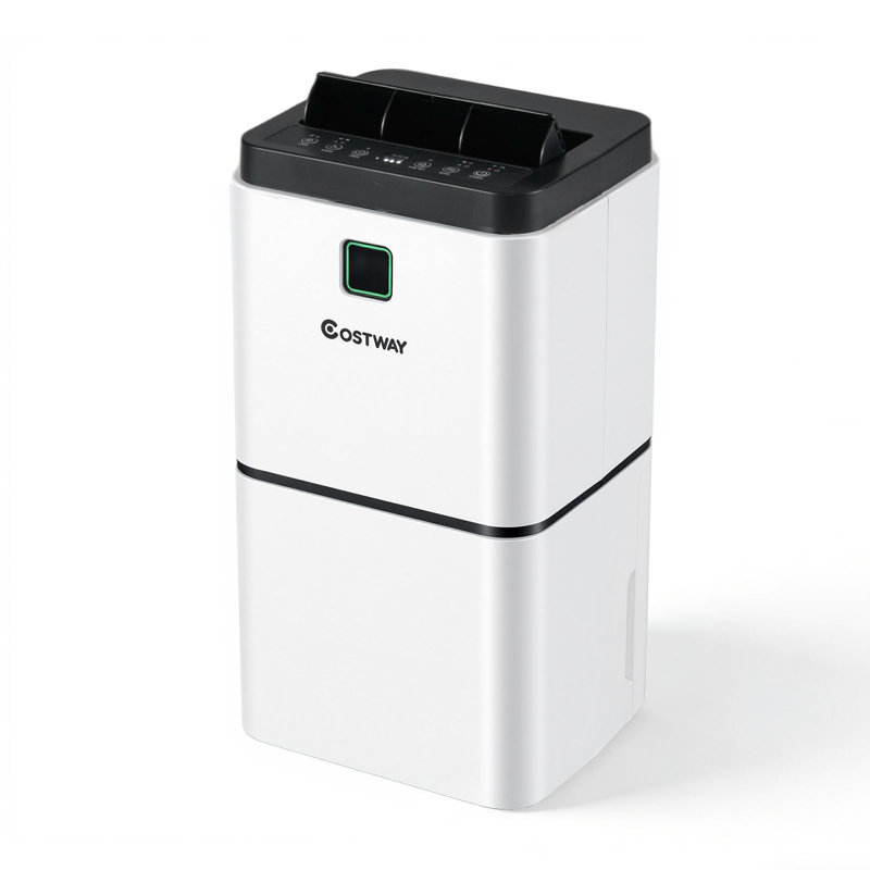 Costway 24 Pints Console Dehumidifier for Rooms up to 1500 Cubic Feet
