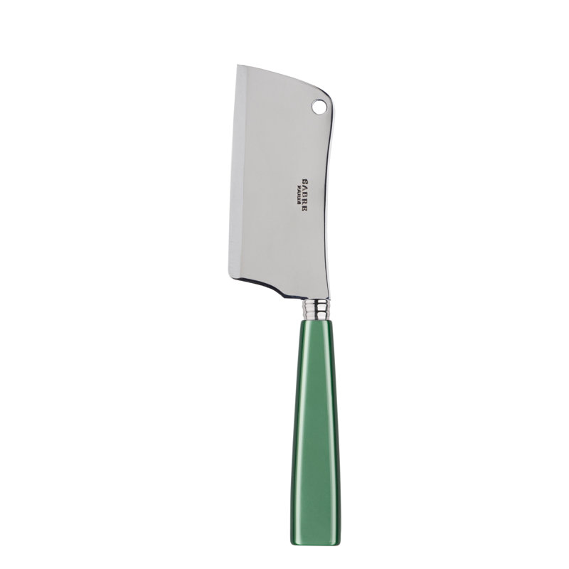 Icone Stainless Steel Cheese Knife, Garden Green
