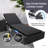 Modern PE Wicker Chaise Lounge Chair with Cushions, Adjustable Reclining Backrest for Patio, Poolside, & Garden-1821691176