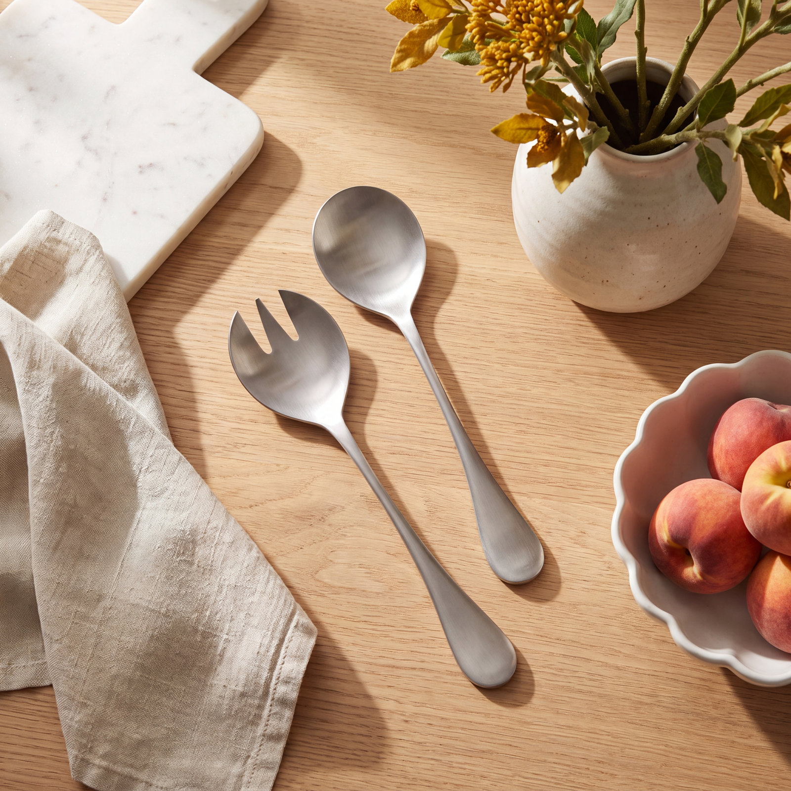 Antigo Stainless Steel Salad Servers