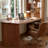 Light-walnut Rectangular Solid Wood desk-1661568715