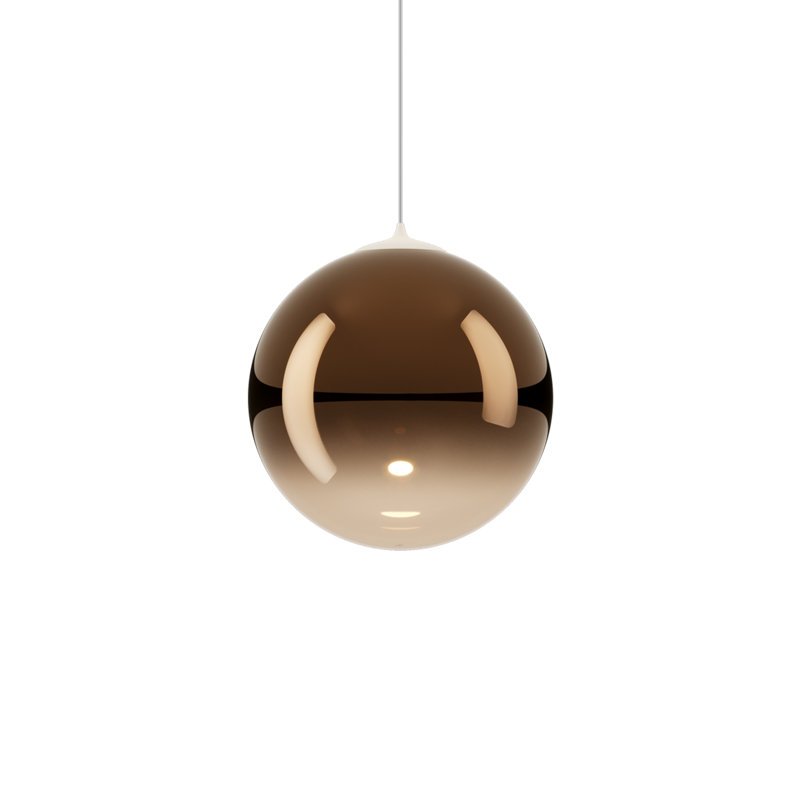 Random Solo 1 - Light LED Pendant, Glossy Bronze