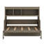 Lit escamotable avec bureau et tablettes de rangement-217237462