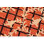 Tapis noir / rouge / brun clair en laine noué à la main à motif floral et géométrique 5 pi 11 po x 8 pi 8 po McLoud