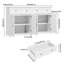 Buffet à 2 tiroirs de 55,1 po de largeur Arnolf-1549500537