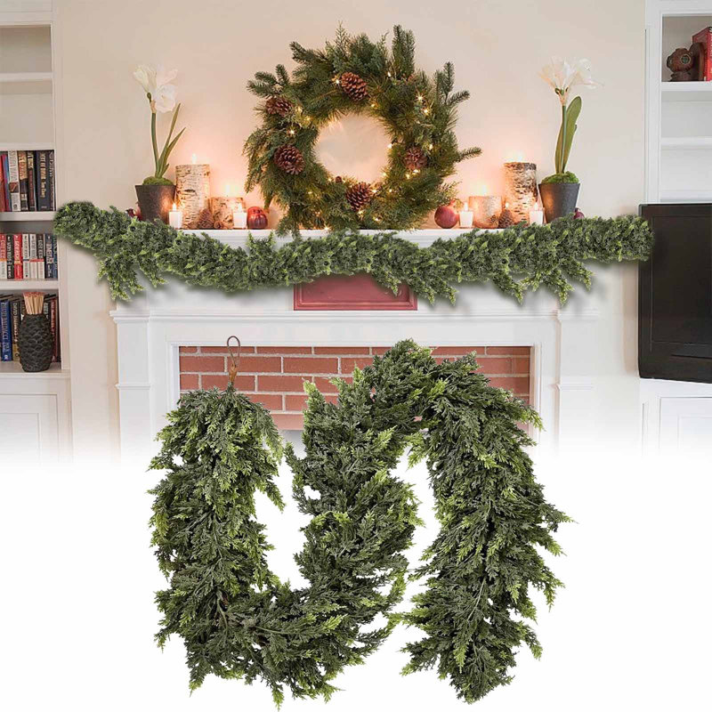 Rotin de Noël décoratif en deux couleurs, A