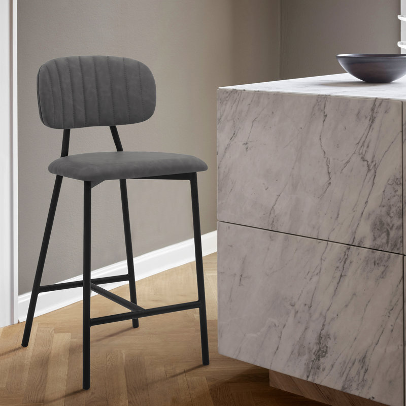 Tabouret de bar 26 po gris