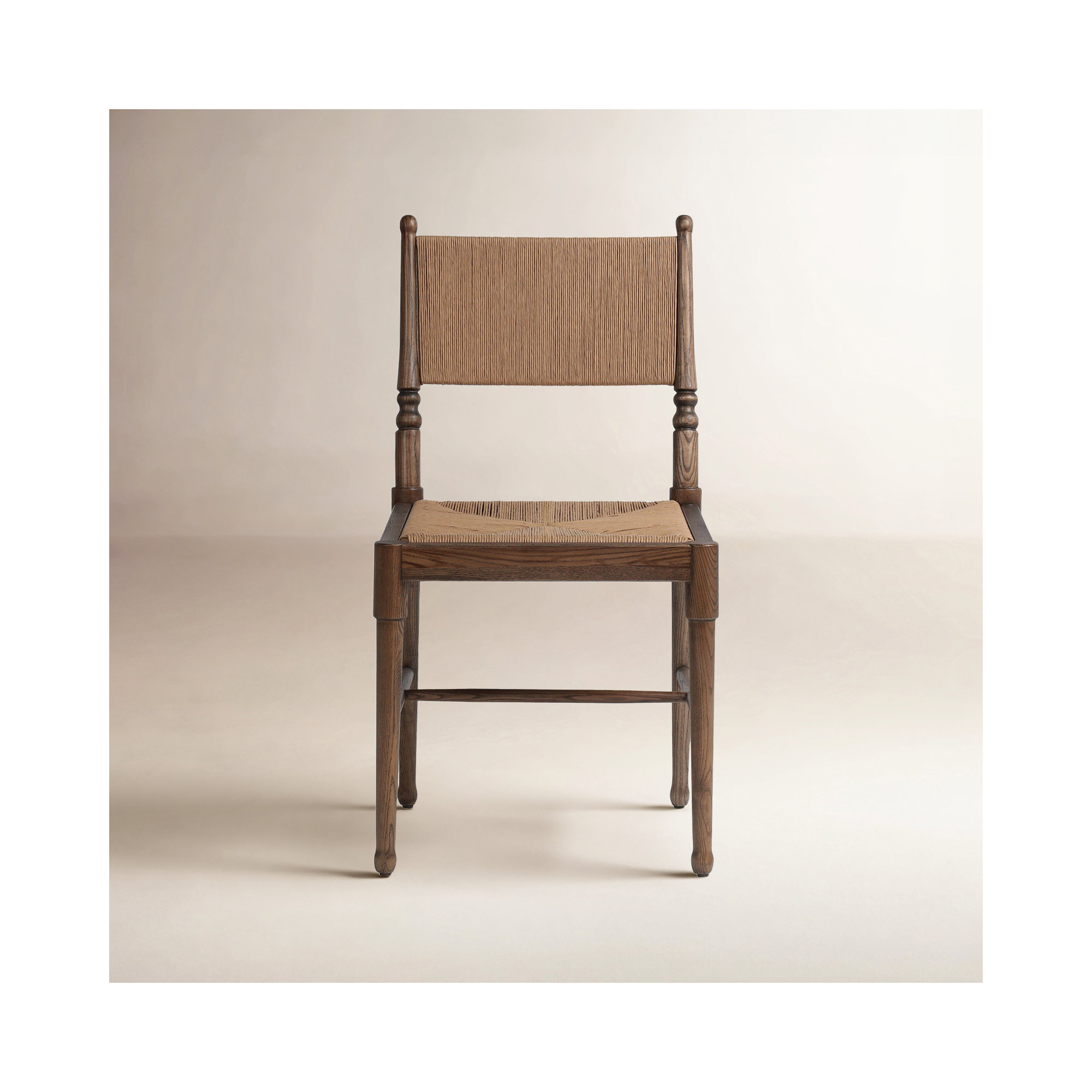 Fayth Dining Chair, Walnut/Brown