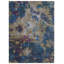 Odyssey Post Modern Organic Abstract Hand-Knotted Wool/Silk Purple Blue Green Designer Area Rug / Rug Size: Rectangle-56969928