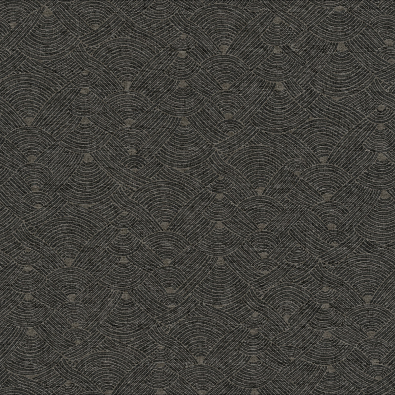 Fusion Wallpaper Roll, Black/Brown