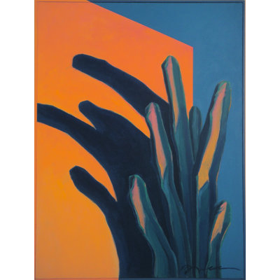 Cactus Shadow Print by Bob Nall