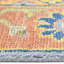 Tapis oriental gris clair / orange / bleu en laine et en coton noué à la main Lowenstein-84940997