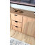 Buffet designer à texture tridimensionnelle incurvée de 66,9 po de largeur Designer-1259916604