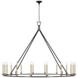 Darlana 16 - Light Wagon Wheel Chandelier