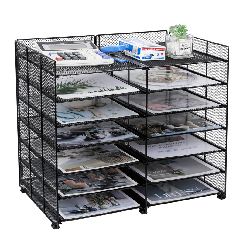 Kilsey Metal Desk Organiser
