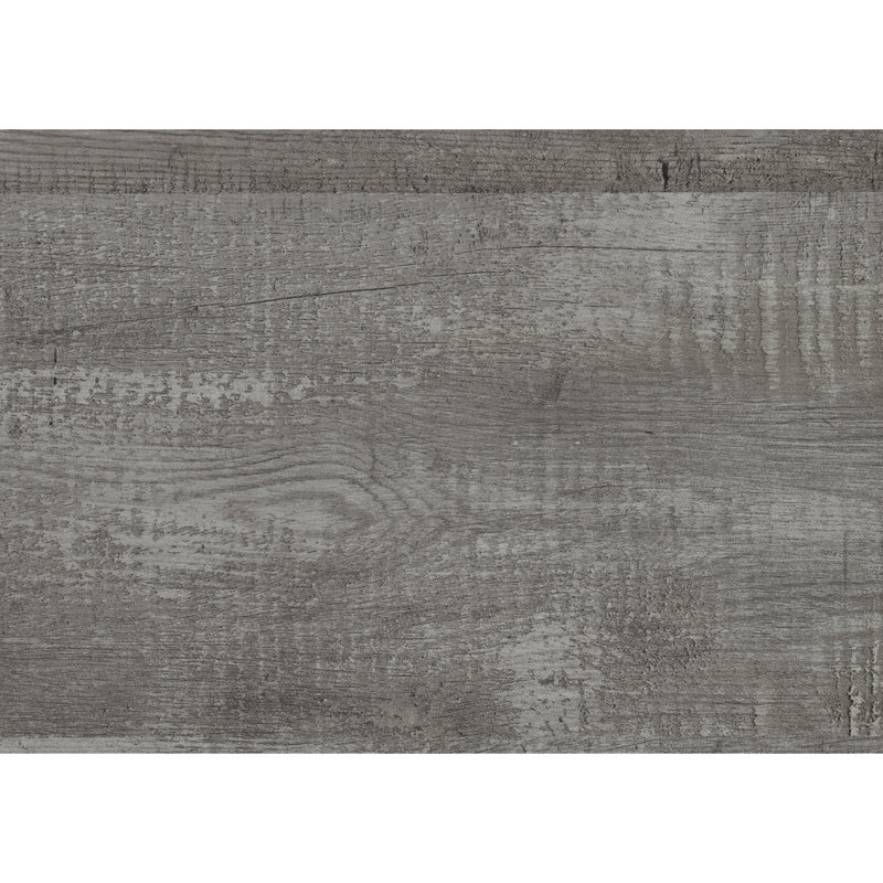 Lit simple gris rustique Modern
