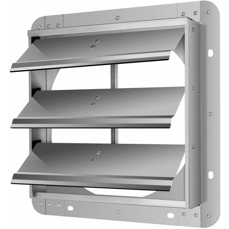 Ipower Wall Mounted Fan, 21" H x 21" W x 6.5" D