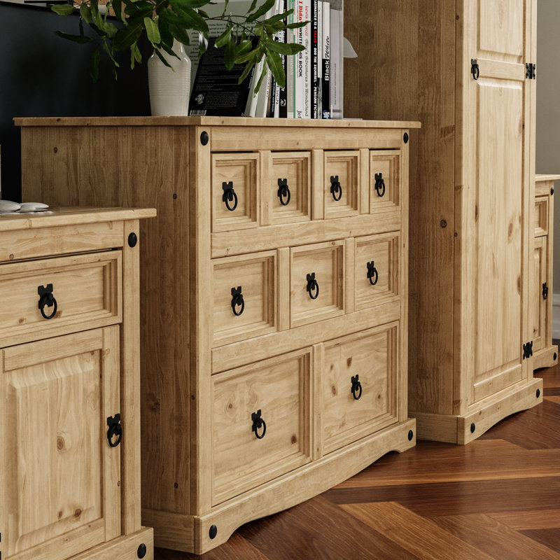 Harold Solid Wood Piece Bedroom Set