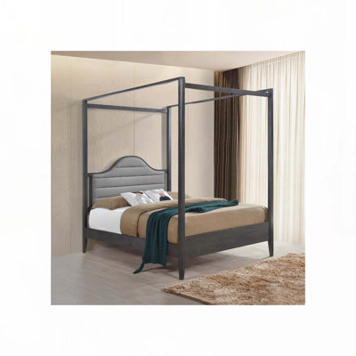 fabric Upholstery Canopy with Wood Frame,Headboard