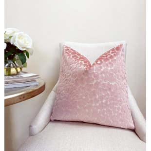 Housse de coussin en velours à imprimé animal
