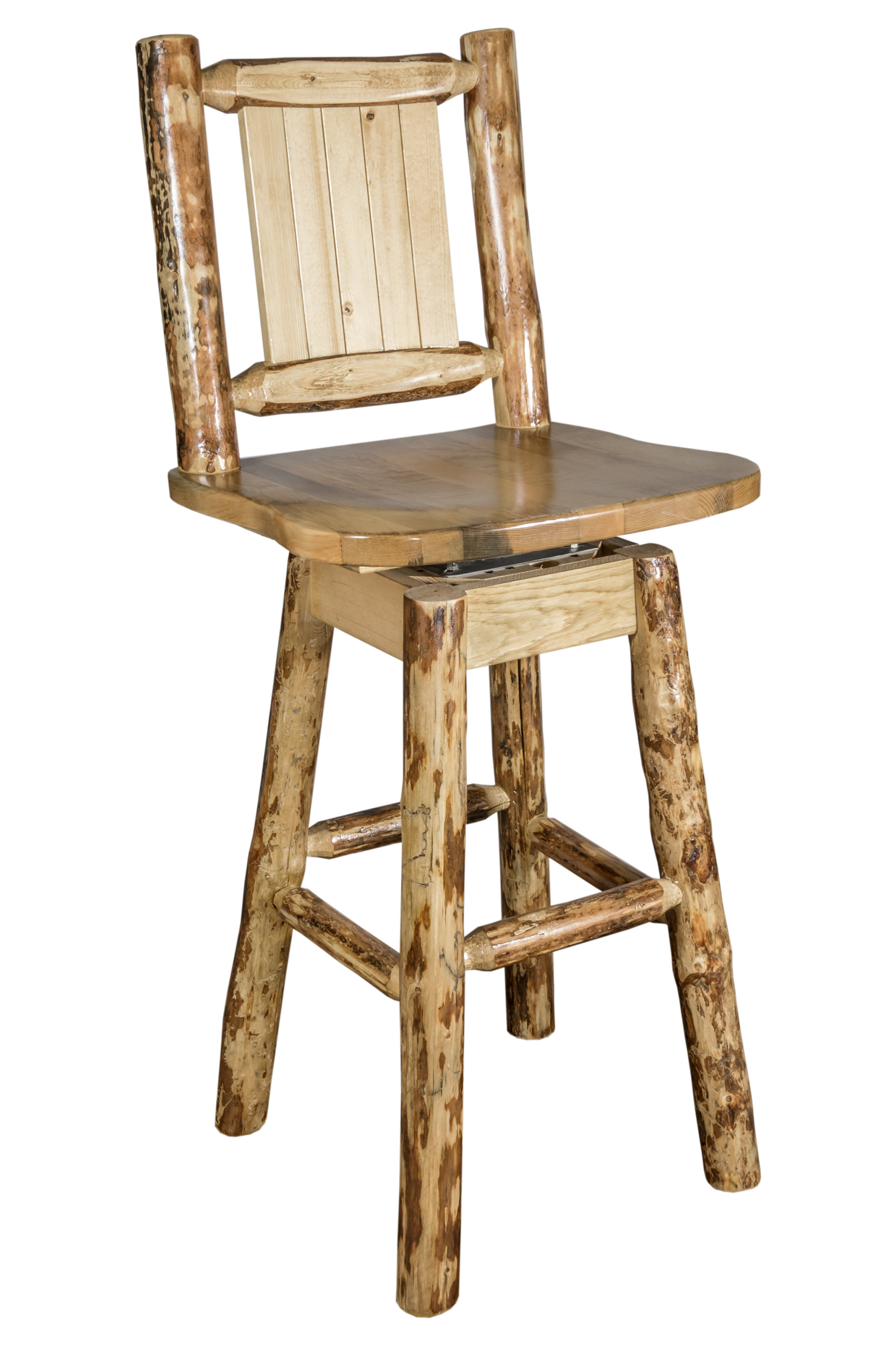 Loon Peak Glacier Country Collection 24" Bar Stool Wayfair