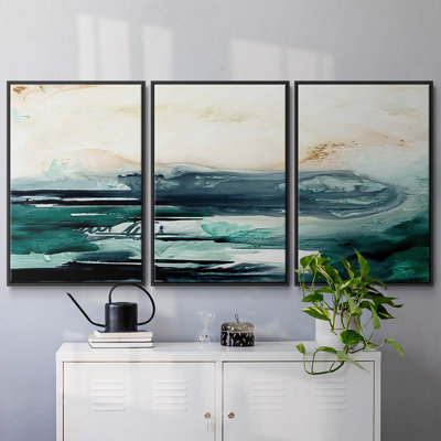 Écume de mer écoulement II 3 pièces