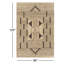 Tapis blé / gris anthracite noué à la main Boman Southwestern-347745690
