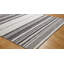 Canyon Cotton Striped Area Rug in Gray/Brown-315254564