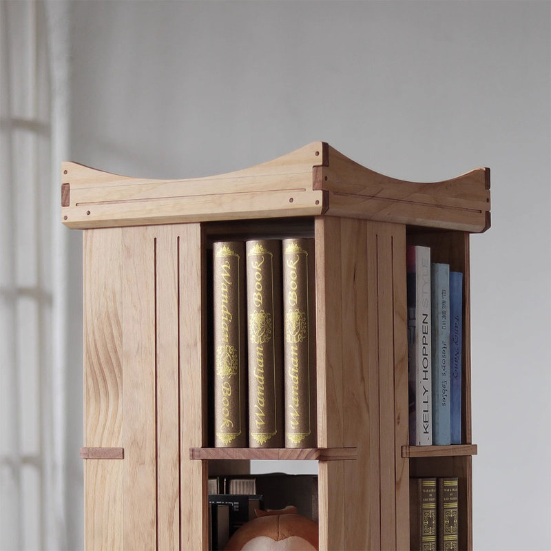 Bibliothèque rotative Burlywood