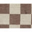 Gabbeh Wool Checkered Area Rug in Brown/Beige-106955045