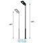Lampadaire solaire Ai-smart à énergie solaire Cree